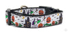 Snoopy Halloween dog collar handmade adjustable buckle 1" or 5/8" wide or leash