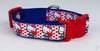 Hello Kitty dog collar adjustable buckle collar 1" wide or leash