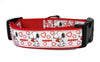 Snoopy dog collar handmade adjustable buckle collar 1" wide or leash