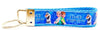 Frozen Key Fob Wristlet Keychain 1"wide Zipper pull Camera strap handmade movie - Furrypetbeds