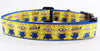 Minions dog collar Handmade adjustable buckle collar 1" wide or leash $12 collar - Furrypetbeds