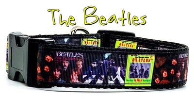 The Beatles dog collar handmade adjustable buckle 1