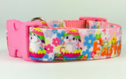 Easter dog collar handmade 12.00 all sizes adjustable buckle collar 1"wide leash - Furrypetbeds