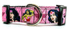 Wonder Woman dog collar handmade adjustable buckle 1" or 5/8" wide or leash