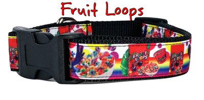 Fruit Loops dog collar handmade adjustable buckle collar 1