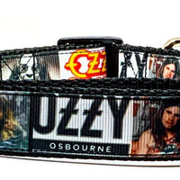 Ozzy Osbourne dog collar Rock N Roll handmade adjustable buckle 1" or 5/8" wide