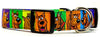 Scooby Doo dog collar handmade adjustable buckle collar 1" or 5/8"wide or leash