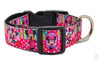 Minnie Mouse Dog collar handmade adjustable buckle collar 1" wide or leash Petcollarshandmade