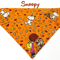 Snoopy Dog Bandana Over the Collar dog bandana Dog collar bandana Fall Halloween - Furrypetbeds