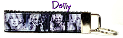 Dolly Parton Key Fob Wristlet Keychain 1