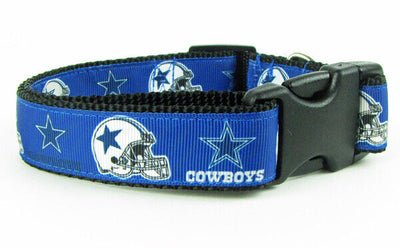 Dallas Cowboys dog collar handmade adjustable buckle collar football 1