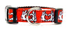 Mickey Mouse dog collar handmade adjustable buckle collar 5/8"wide or leash