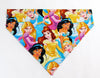 Disney Princess Dog Bandana Over the Collar bandana  Dog collar bandana puppy Petcollarshandmade