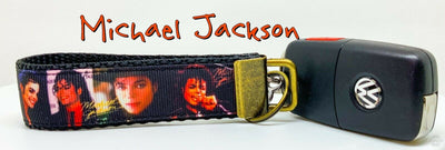 Michael Jackson Key Fob Wristlet Keychain 1