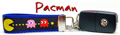 Pacman Key Fob Wristlet Keychain 1