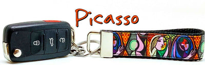 Picasso Key Fob Wristlet Keychain 1