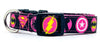 Supergirl dog collar handmade adjustable buckle collar 5/8" wide or leash pink