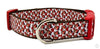 Nutella dog collar handmade adjustable buckle collar 1" wide or leash Petcollarshandmade