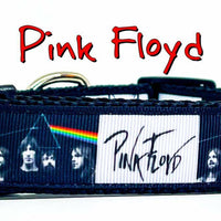 Pink Floyd dog collar handmade adjustable buckle collar 1" or 5/8" wide or leash