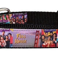 Full House Dog collar handmade adjustable buckle 1" wide or leash TV show