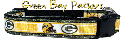 Green Bay Packers dog collar adjustable buckle collar 5/8