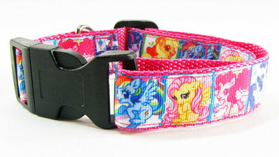 My Little Pony dog collar handmade adjustable buckle collar 1