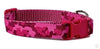 Pink Camo Dog collar handmade adjustable buckle 5/8" wide or leash small dog Petcollarshandmade